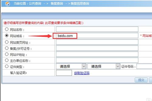 域名备案查询ip,域名备案查询网址