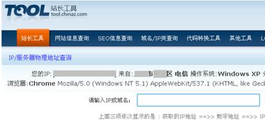 域名IP地址查询,网站域名ip地址查询