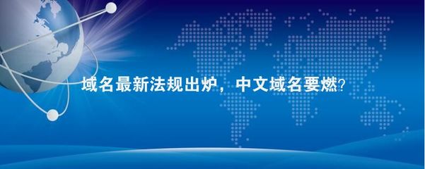 中文域名管理办法,中文域名管理办法最新