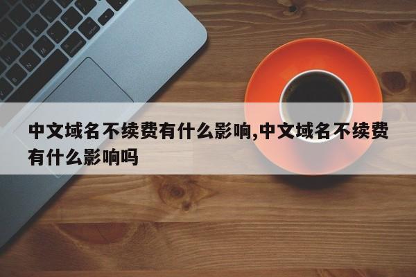 中文域名不续费有什么影响,中文域名不续费有什么影响吗